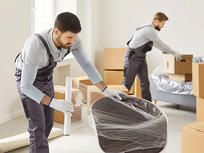 Emballage et protection du mobilier Emballage et protection du mobilier par les équipes SereniMove